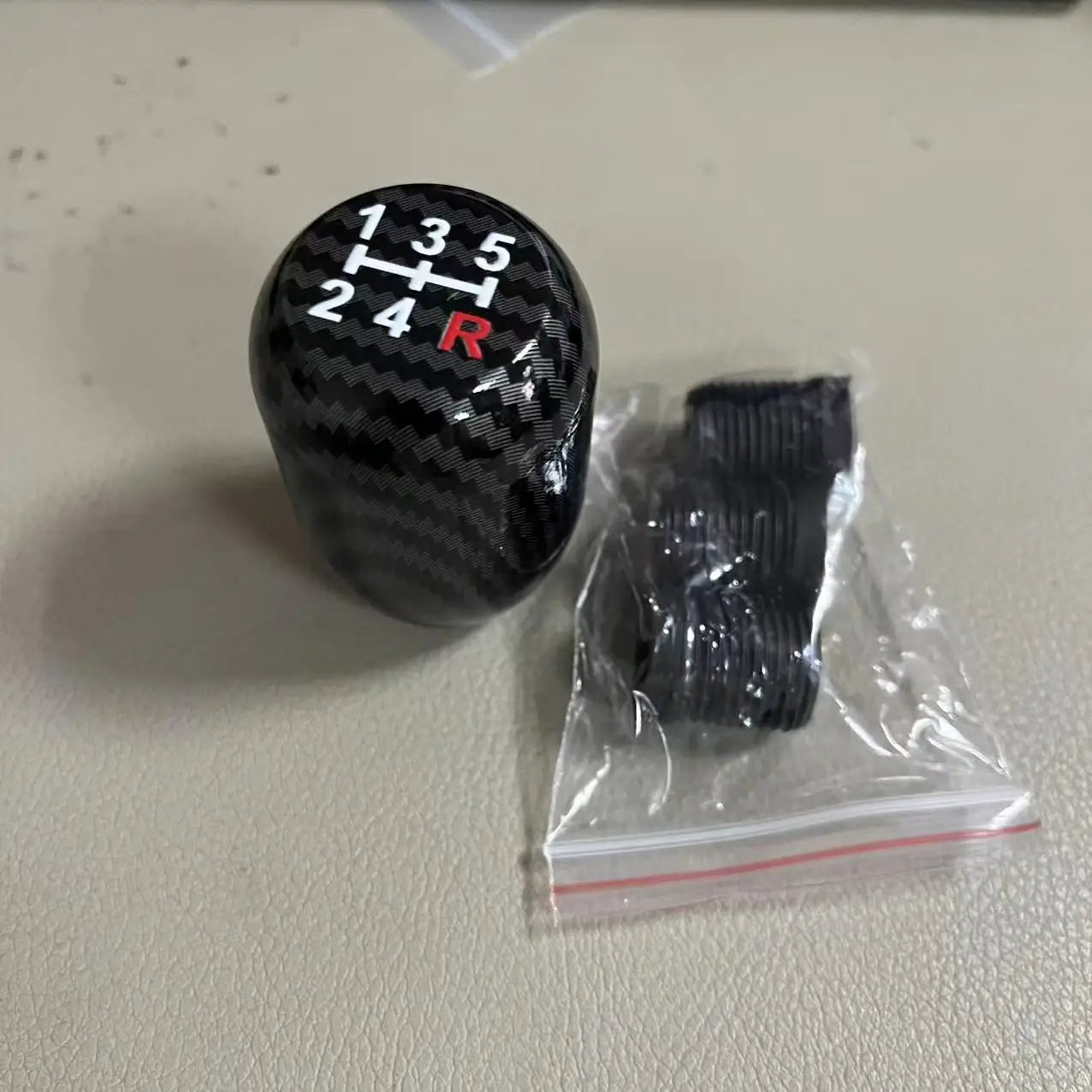 Aluminium Schaltknauf 5/6 Gang Schwarz