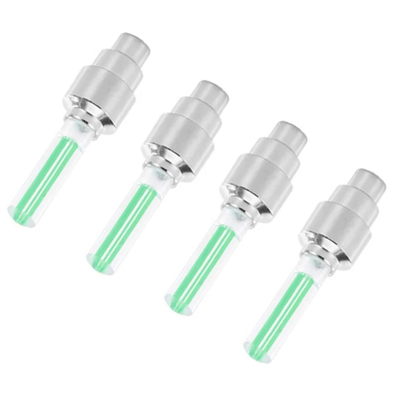 LED Ventilkappen Set für Auto und Fahrrad