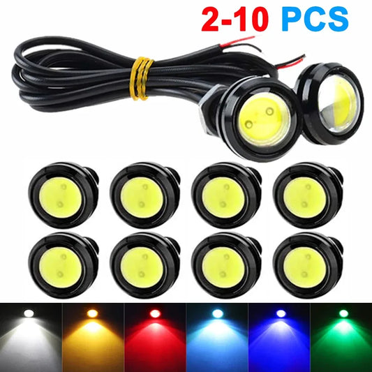 2-10 Stück COB LED Auto Eagle Eye Licht – SwissGlanzGarage Autopflege Schweiz