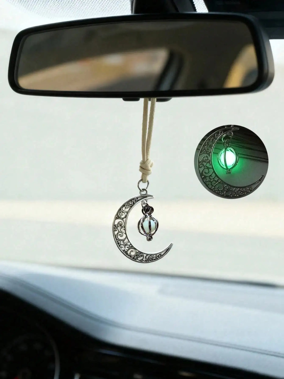 Luminous Moon Pendant Auto-Hänger Ornament