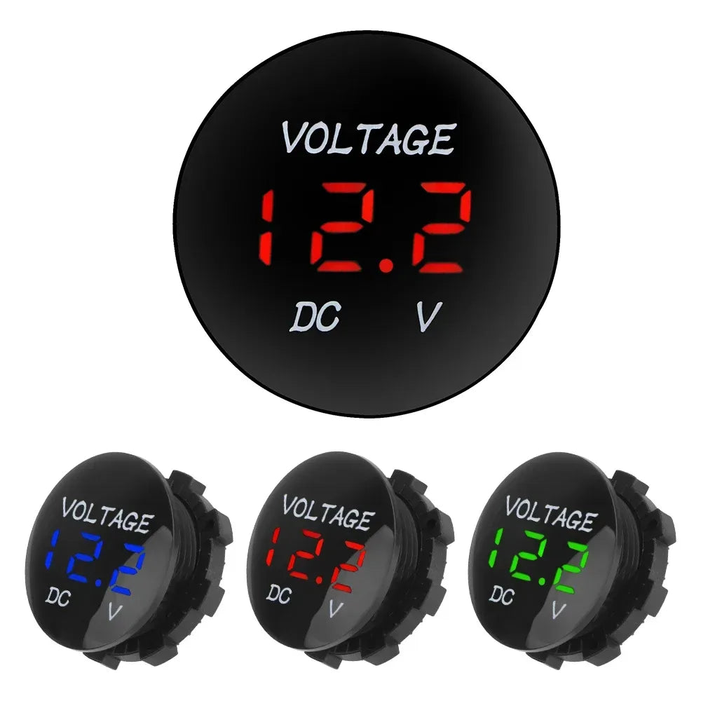 Mini Digital Voltmetermeter DC 12V-24V – SwissGlanzGarage Autopflege Schweiz