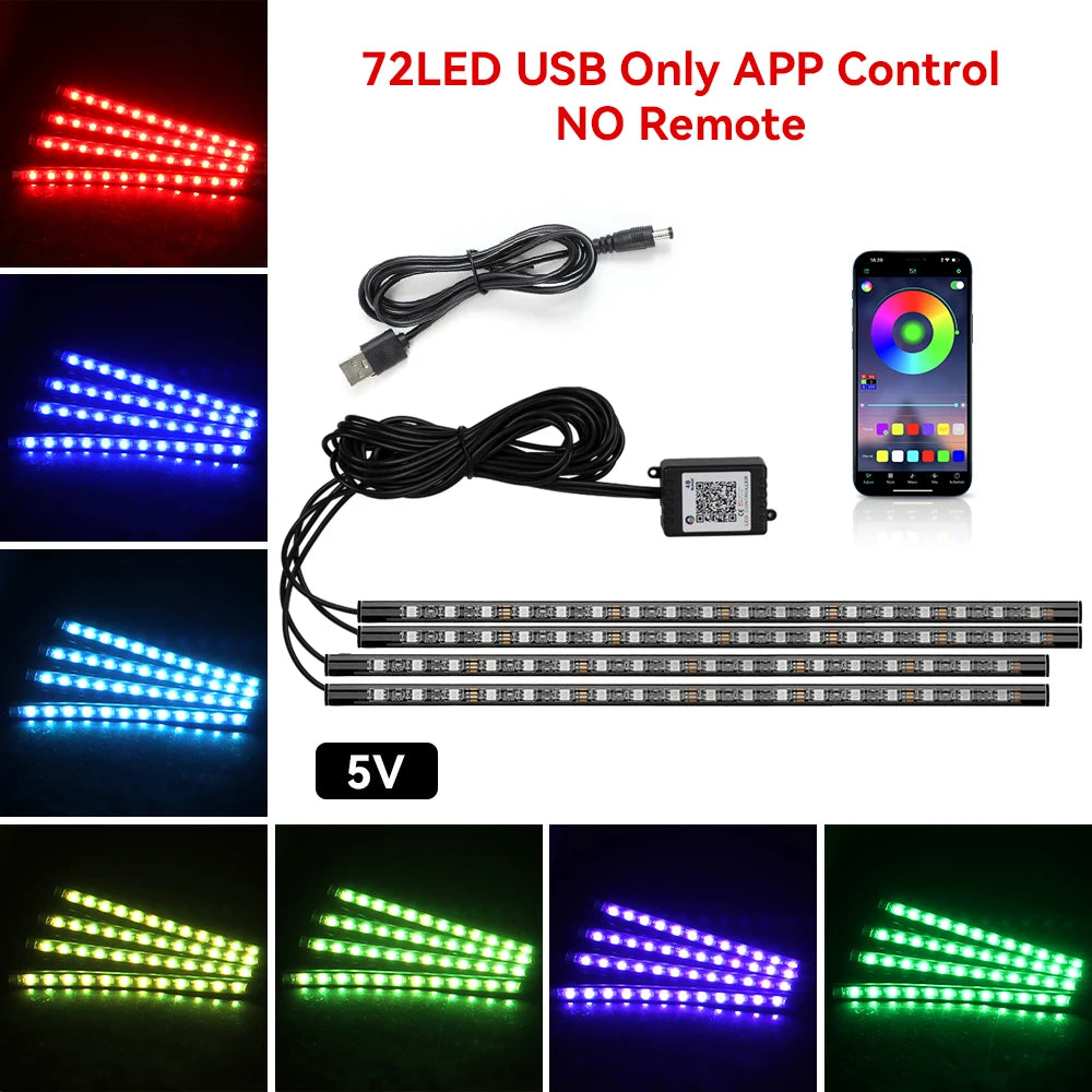 LED Fussraum-Beleuchtung Set