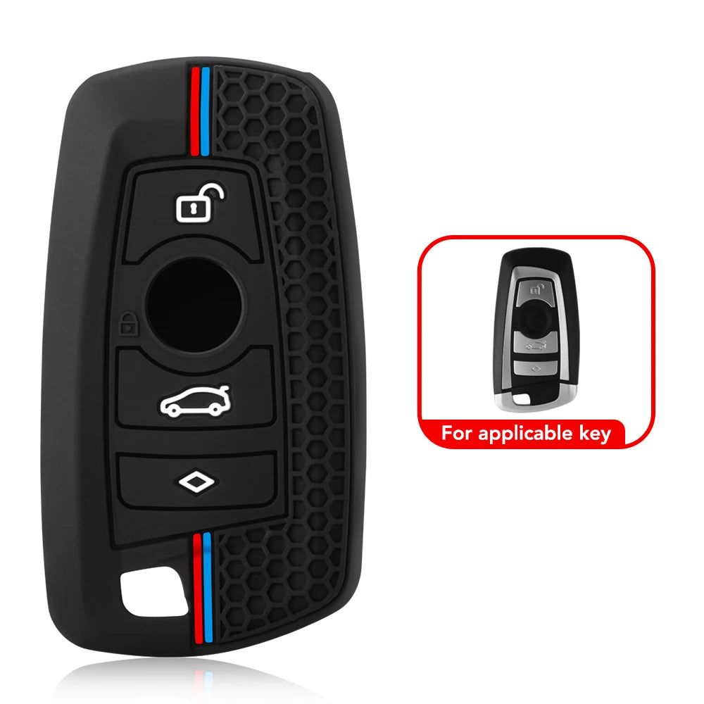 Silicone Schlüsselhülle für BMW 1 3 4 5 6 7 Serie