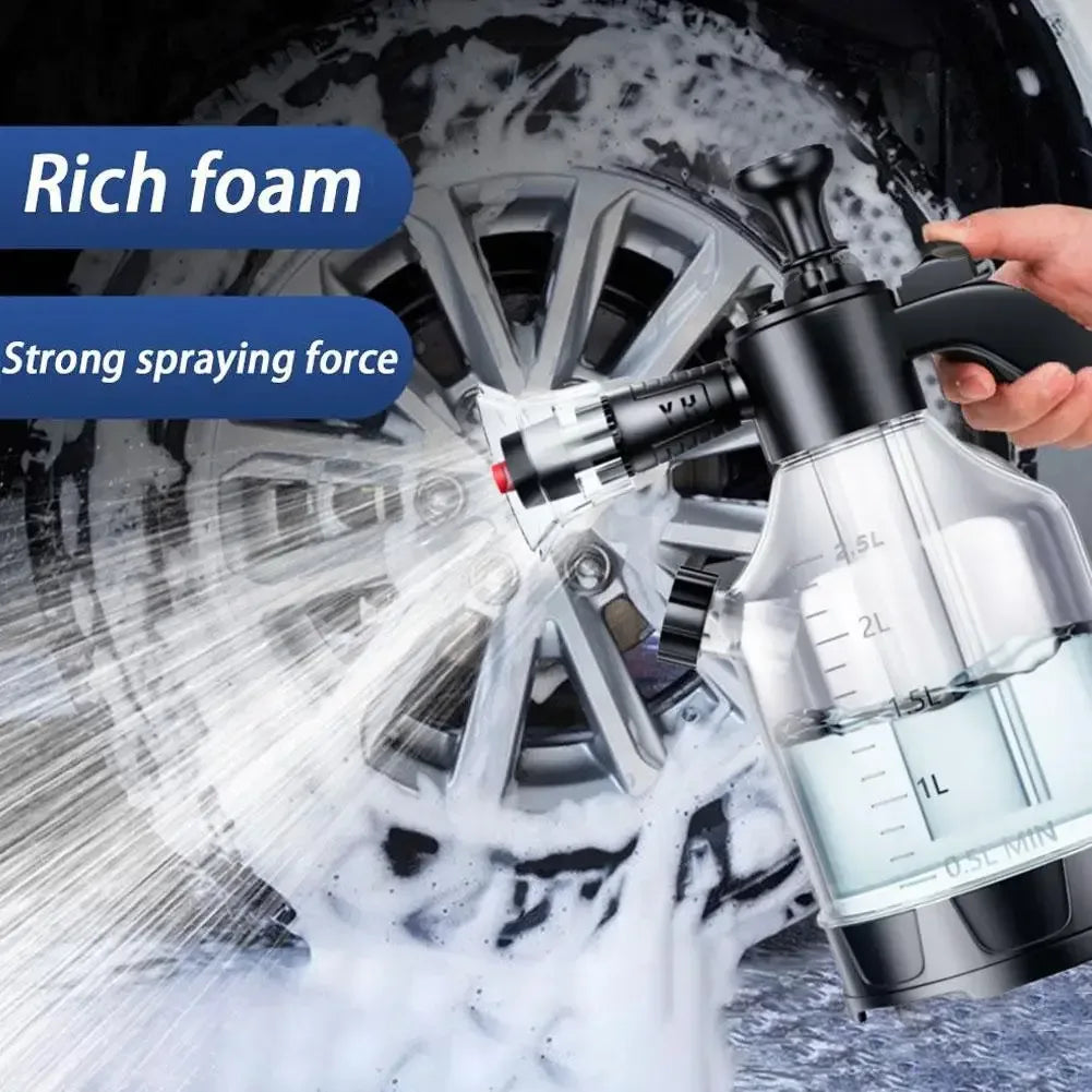 3L Handpumpe Schaumkanone mit 3 Düsen – SwissGlanzGarage Autopflege Schweiz