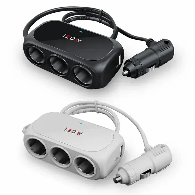3-fach Zigarettenanzünder Splitter mit USB – SwissGlanzGarage Autopflege Schweiz