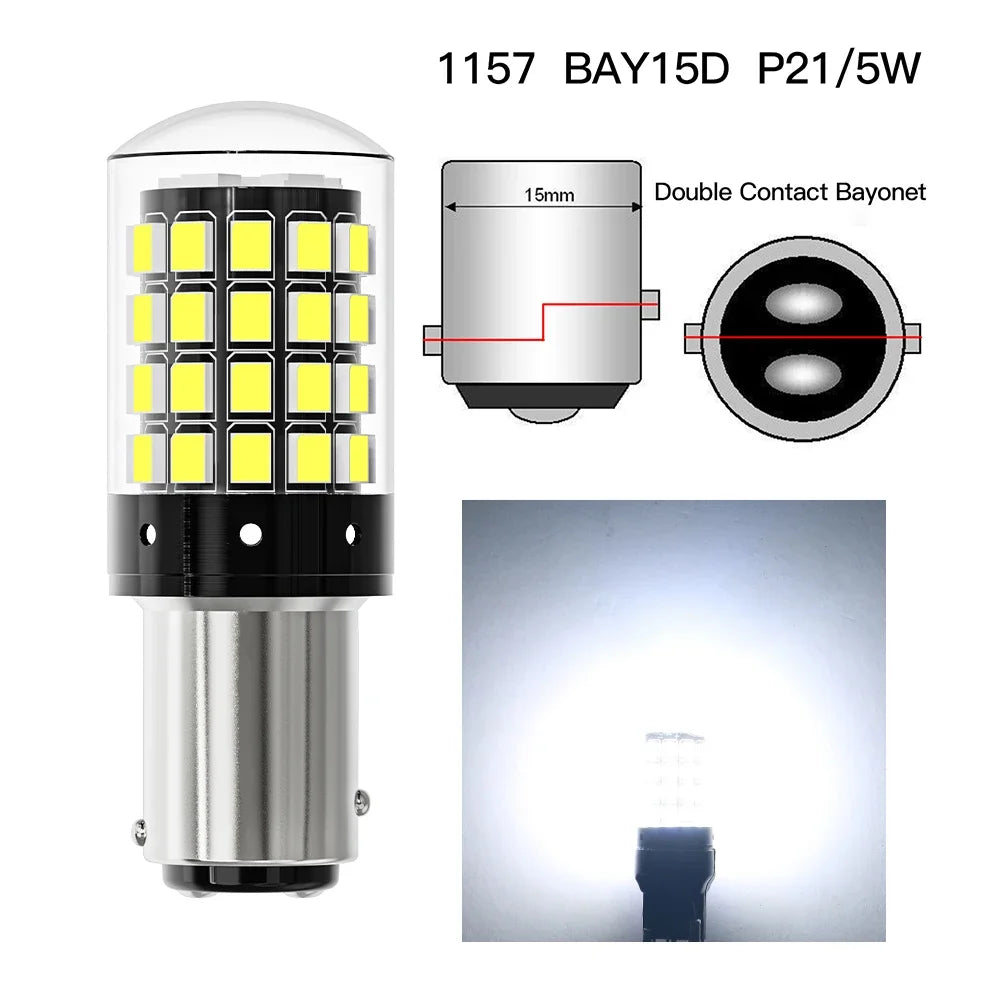 1156 BA15S P21W BAU15S PY21W 7443 W21/5W T20 7440 W21W
