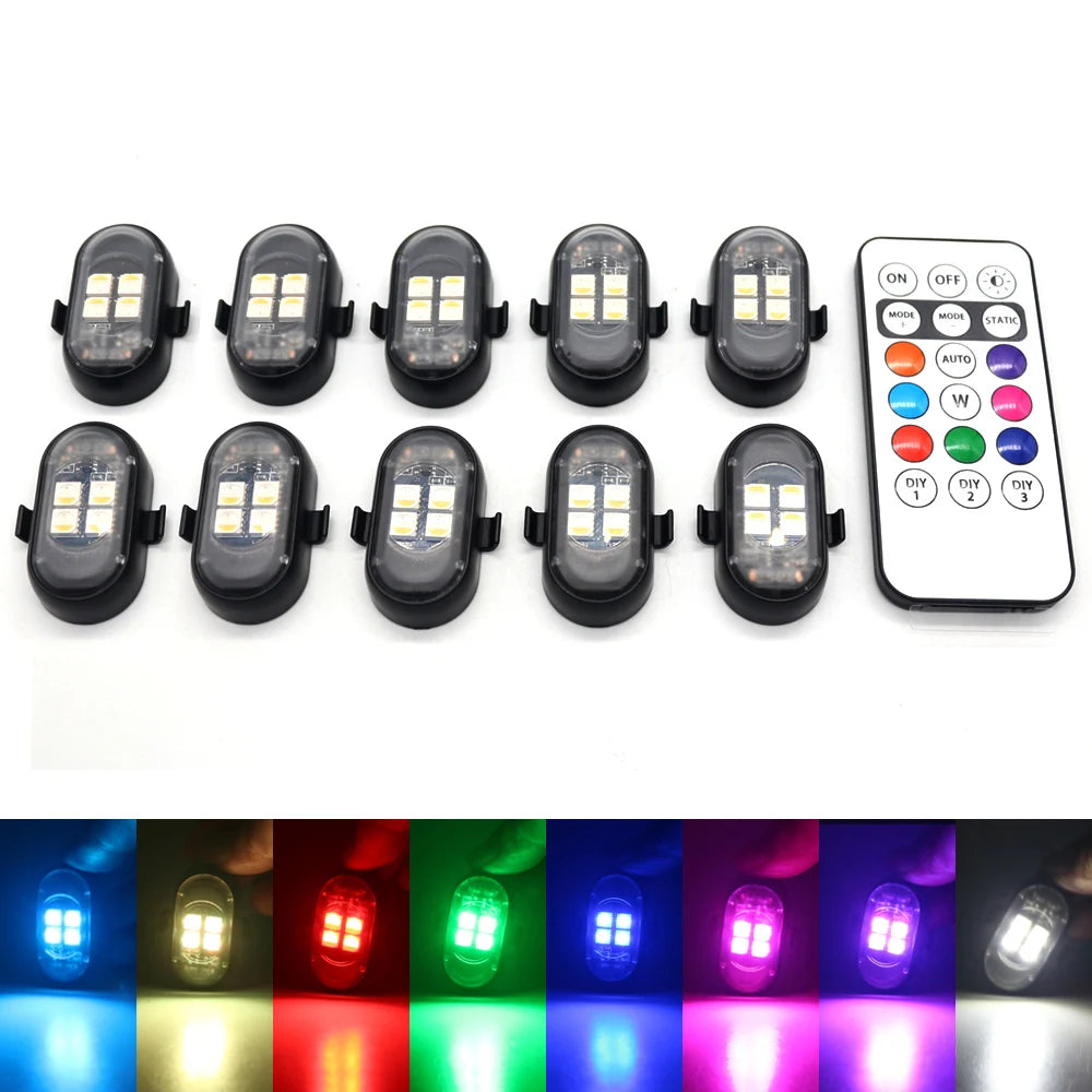 RGB Innenraumbeleuchtung mit Fernbedienung
