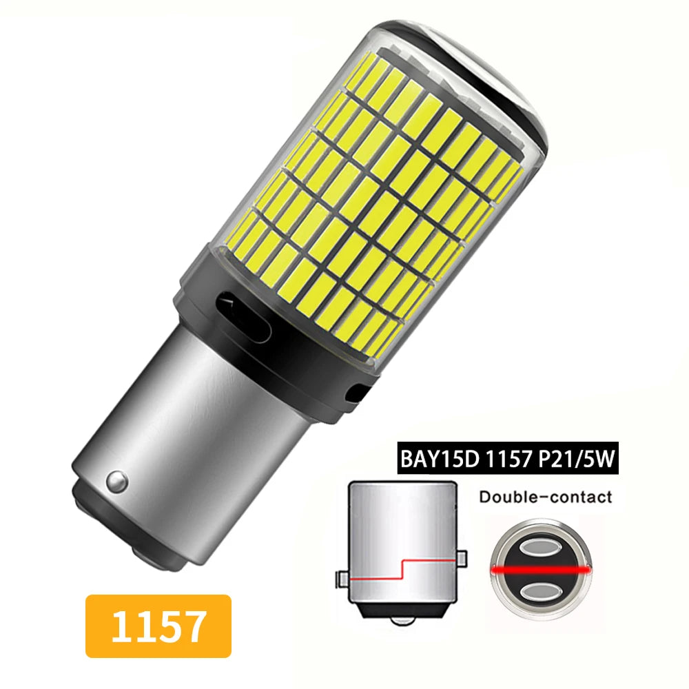 2X Hochleistungs-LED-Lampe 1156 1157 PY21W
