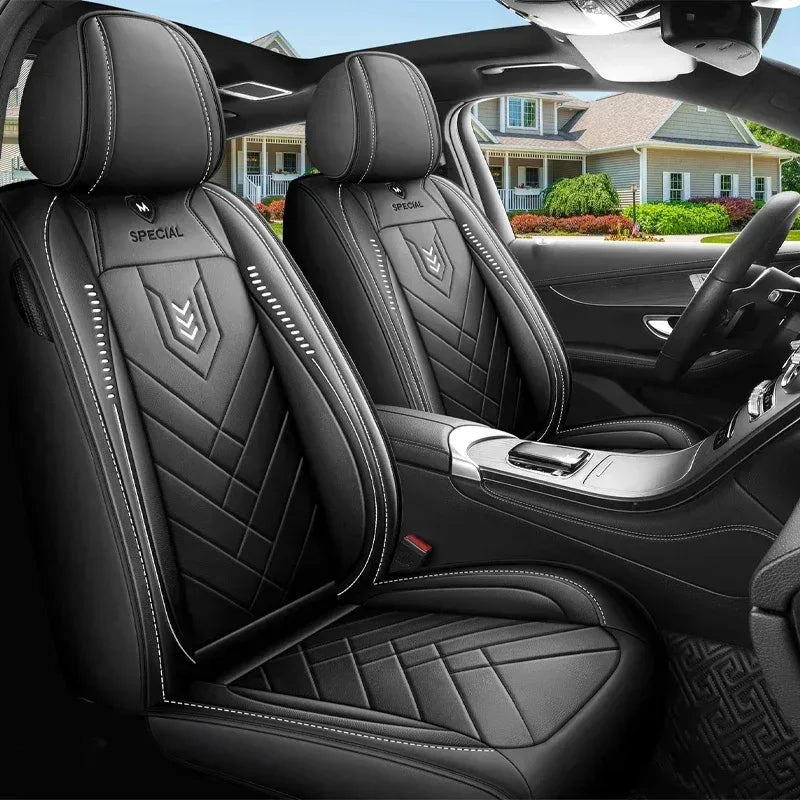 Auto-Sitzbezug aus Leder – SwissGlanzGarage Autopflege Schweiz