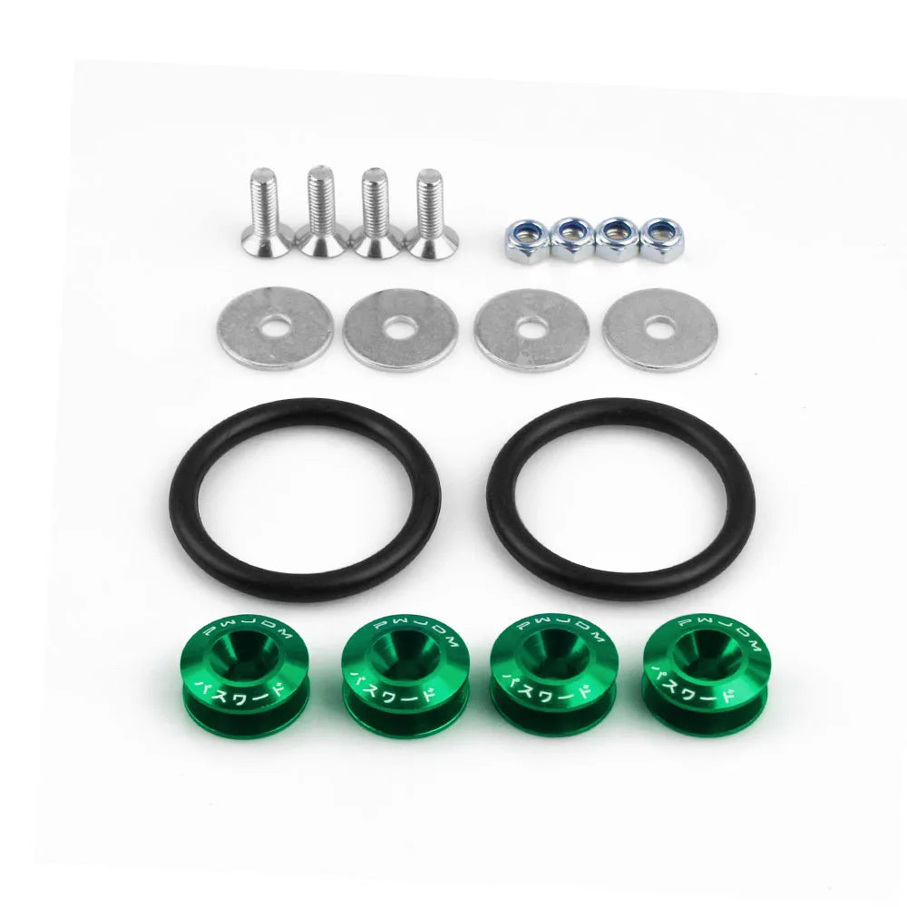 Aluminium JDM Schnellverschluss-Befestigungen Set