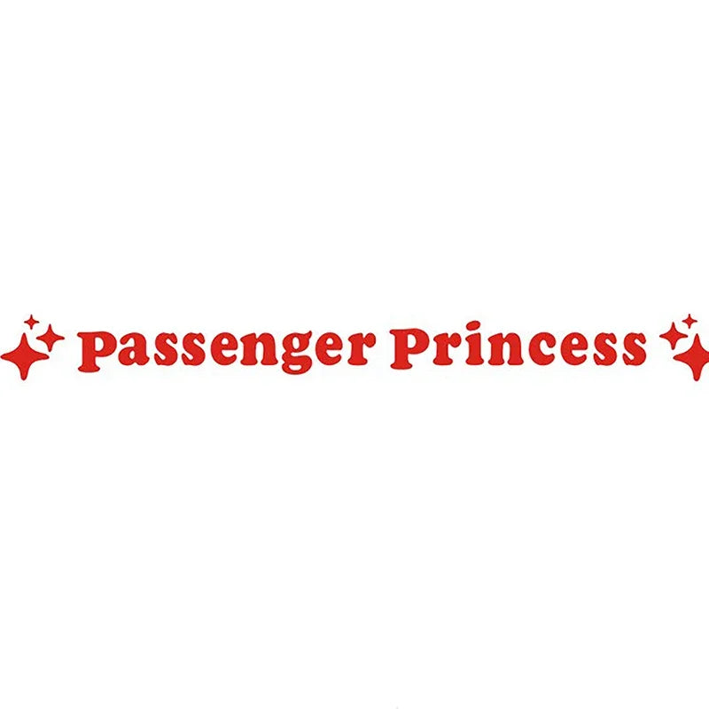 Spiegel-Dekor-Aufkleber "Passenger Princess"