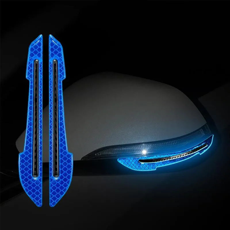 40x Auto Felgen Reflex-Streifen Blau