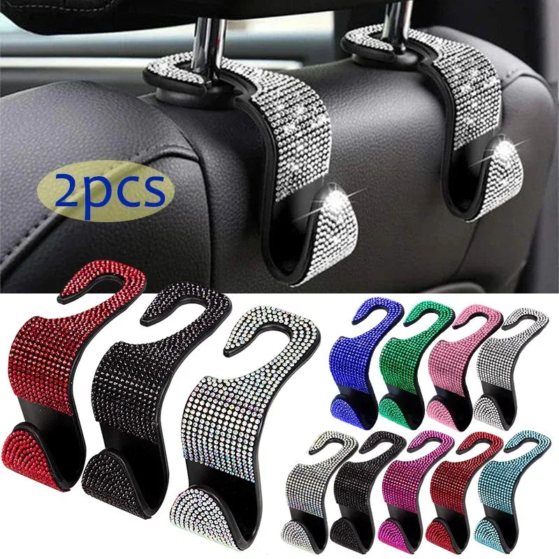 Rhinestone Haken Set für Autositz – SwissGlanzGarage Autopflege Schweiz