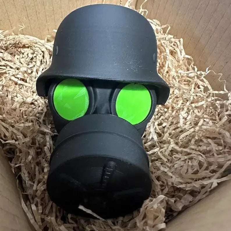 Anhängerkupplung Abdeckung Gasmasken-Helm