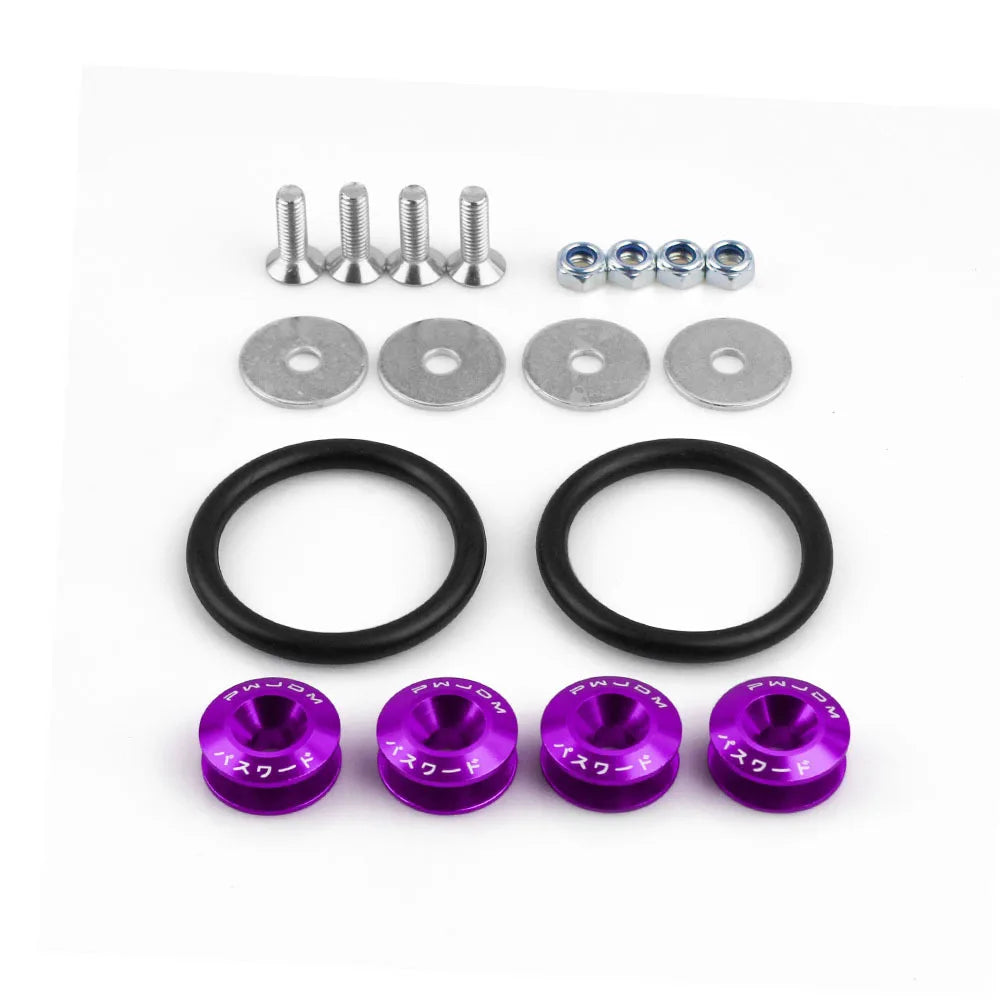 Aluminium JDM Schnellverschluss-Befestigungen Set