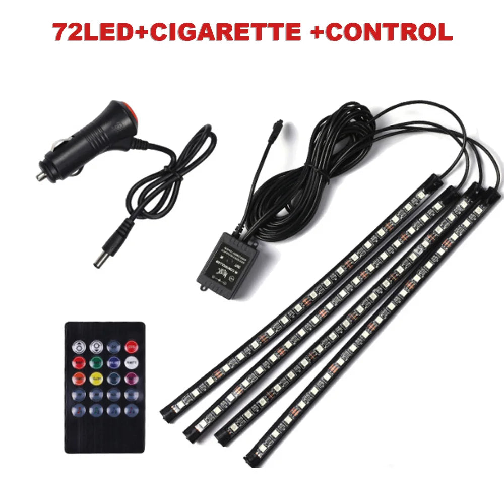 72 LED RGB Fussraumbeleuchtung