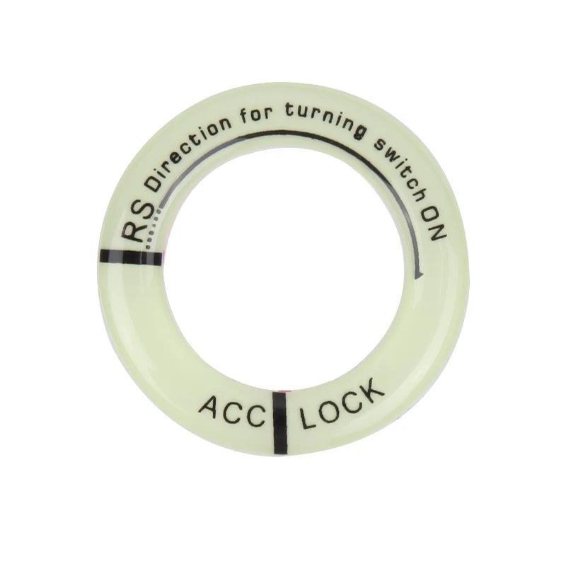Leuchtender Zündschloss-Ring Auto-Aufkleber