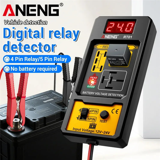 Digitaler Relais-Tester 4/5 Pins – SwissGlanzGarage Autopflege Schweiz