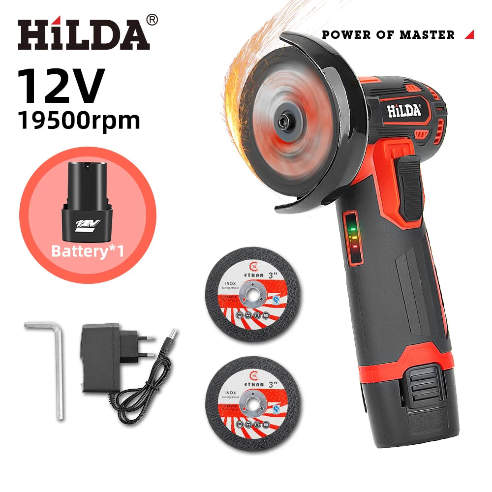 HILDA Mini-Trennschleifer 12V