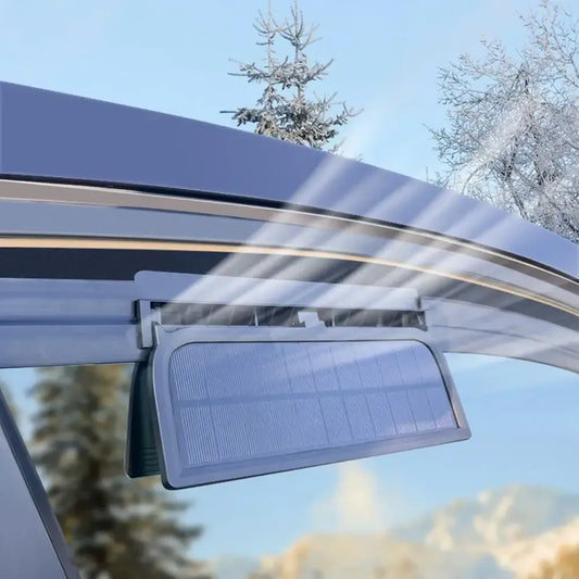 Solarbetriebener Auto-Lüfter mit 3 Luftauslässen – SwissGlanzGarage Autopflege Schweiz