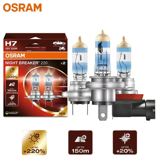 OSRAM Night Breaker 220 H7 Scheinwerferlampen – SwissGlanzGarage Autopflege Schweiz