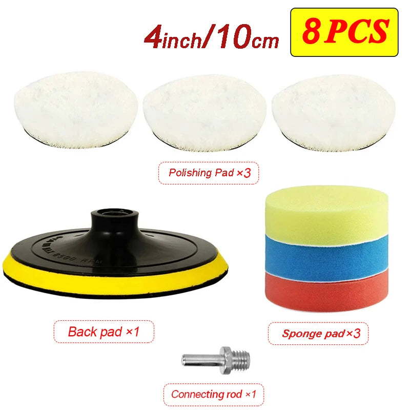 Polierscheibe Set 5/7/6/5 Zoll