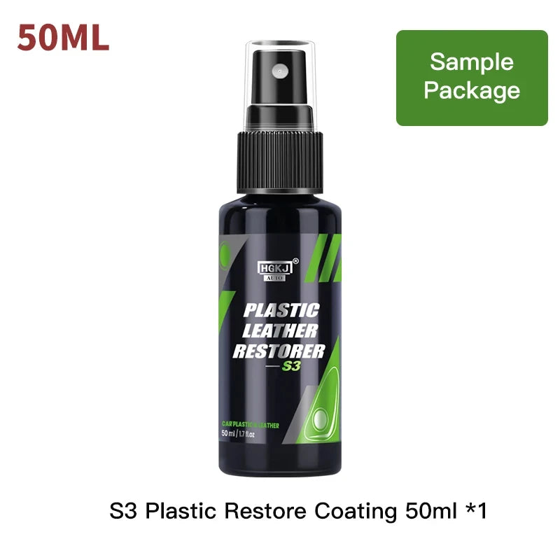 Kunststoff- & Leder-Auffrischer Spray – in Leder-Optik