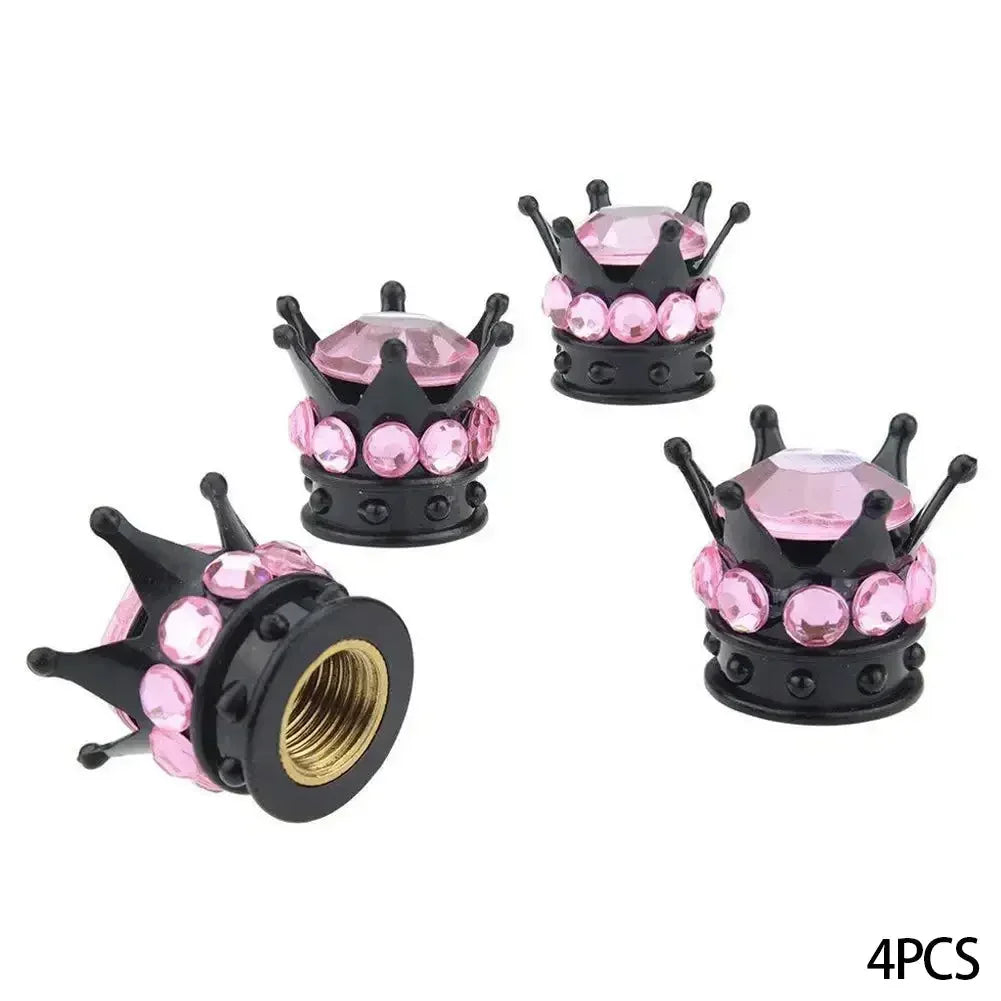 Ventilkappen Krone Bling Diamant-Design