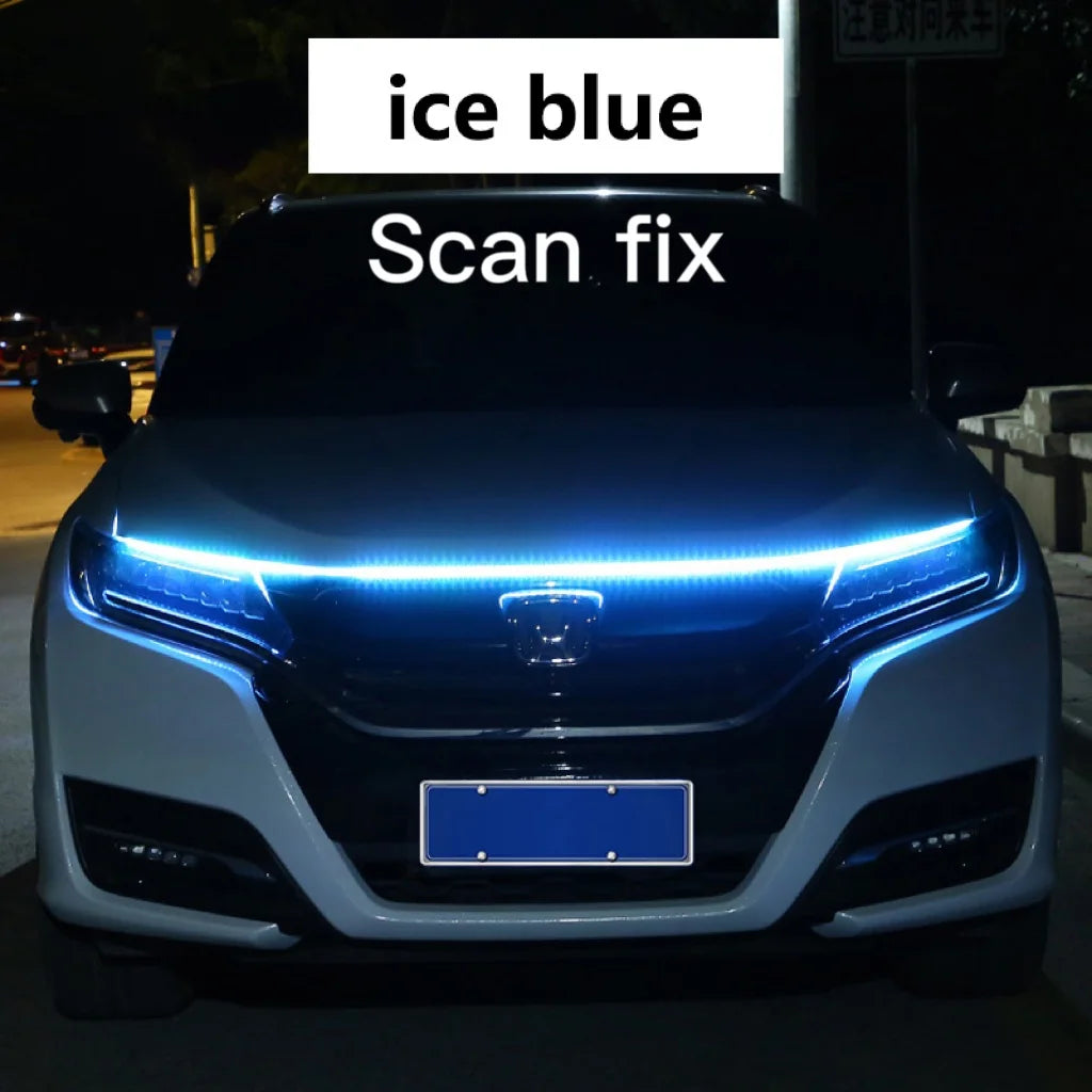 LED Tagfahrlicht Scan Start Auto-Hauben-Streifen