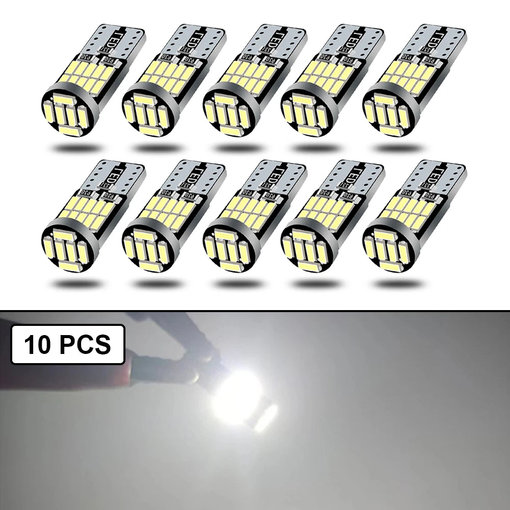 W5W T10 LED-Birnen 4014 SMD 6000K 5W5 - Superhelle –