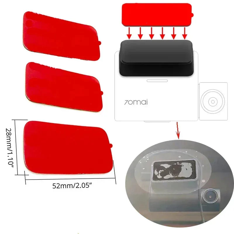 70mai Dash Cam Pro Klebefolie Set – SwissGlanzGarage Autopflege Schweiz