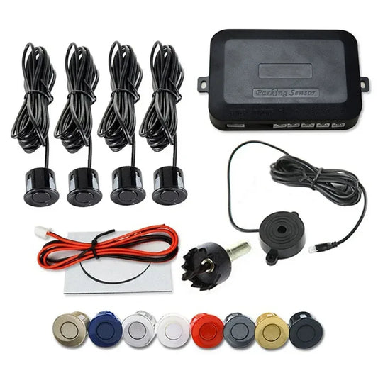 Parksensor-Set 12V mit 4 Sensoren – SwissGlanzGarage Autopflege Schweiz