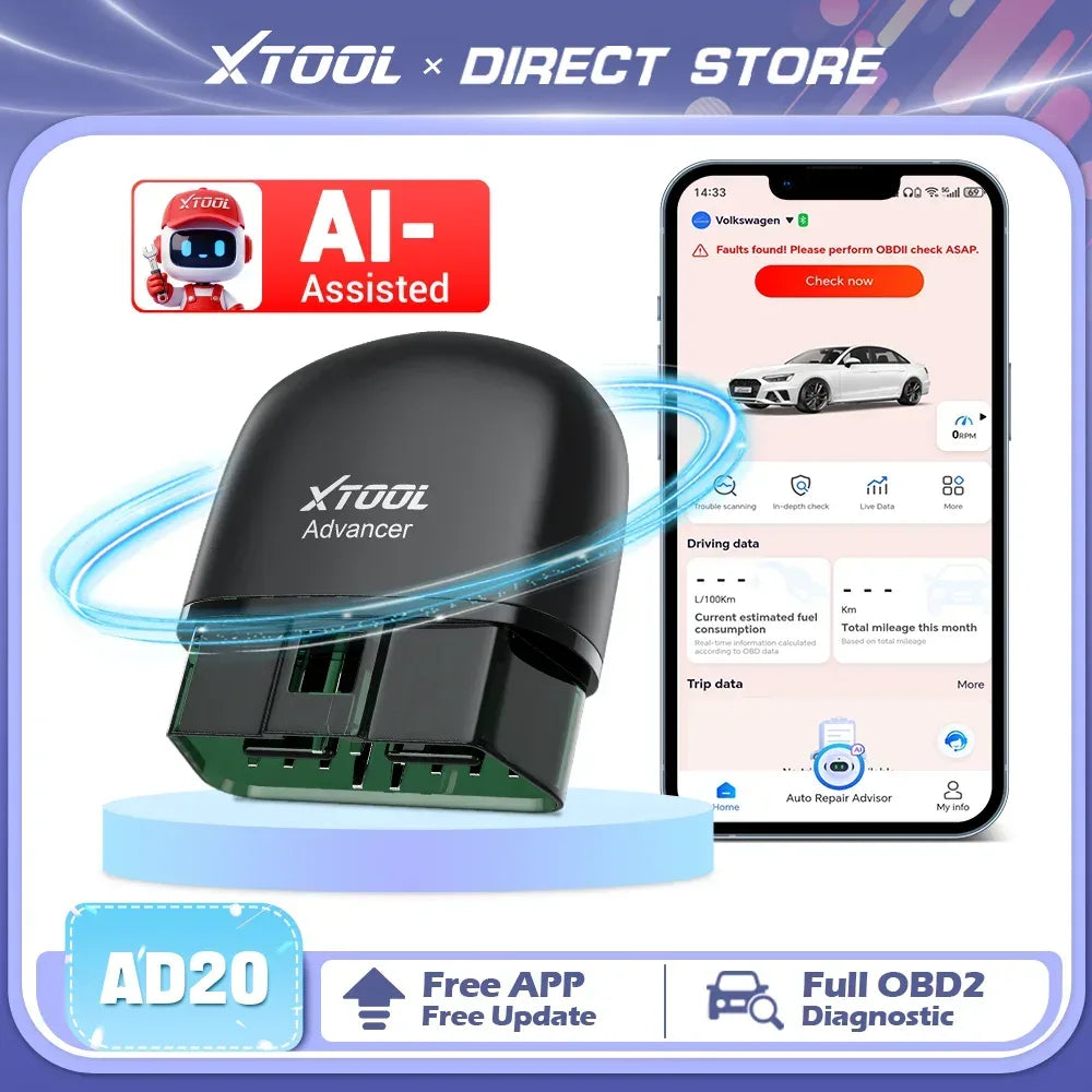 XTOOL Advancer AD20 OBD2 Scanner – SwissGlanzGarage Autopflege Schweiz