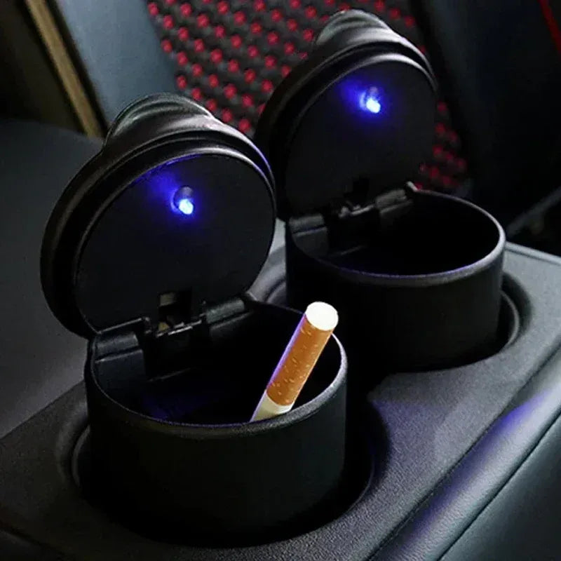 Auto LED Aschenbecher mit Aufbewahrung – SwissGlanzGarage Autopflege Schweiz