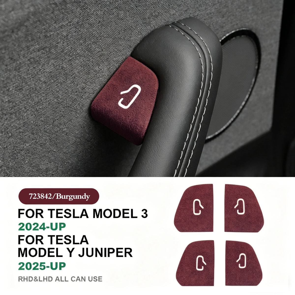 Tesla Model Y 2025 Türschalter Schutzaufkleber