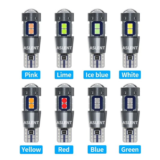 ASLENT T10 W5W LED Rücklicht 3030 10SMD 12V – SwissGlanzGarage Autopflege Schweiz