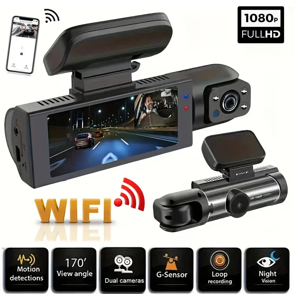 1080P WIFI Dual Kamera Dash Cam – SwissGlanzGarage Autopflege Schweiz