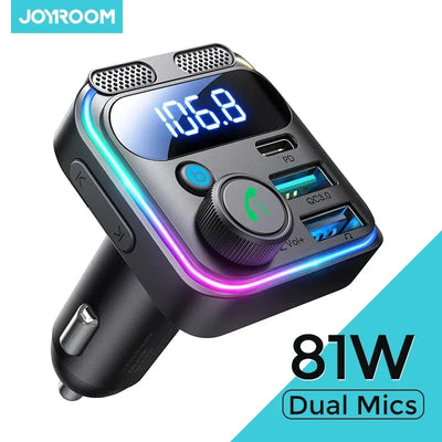 FM-Transmitter Bluetooth 5.0 Dual USB PD Typ-C – – SwissGlanzGarage Autopflege Schweiz