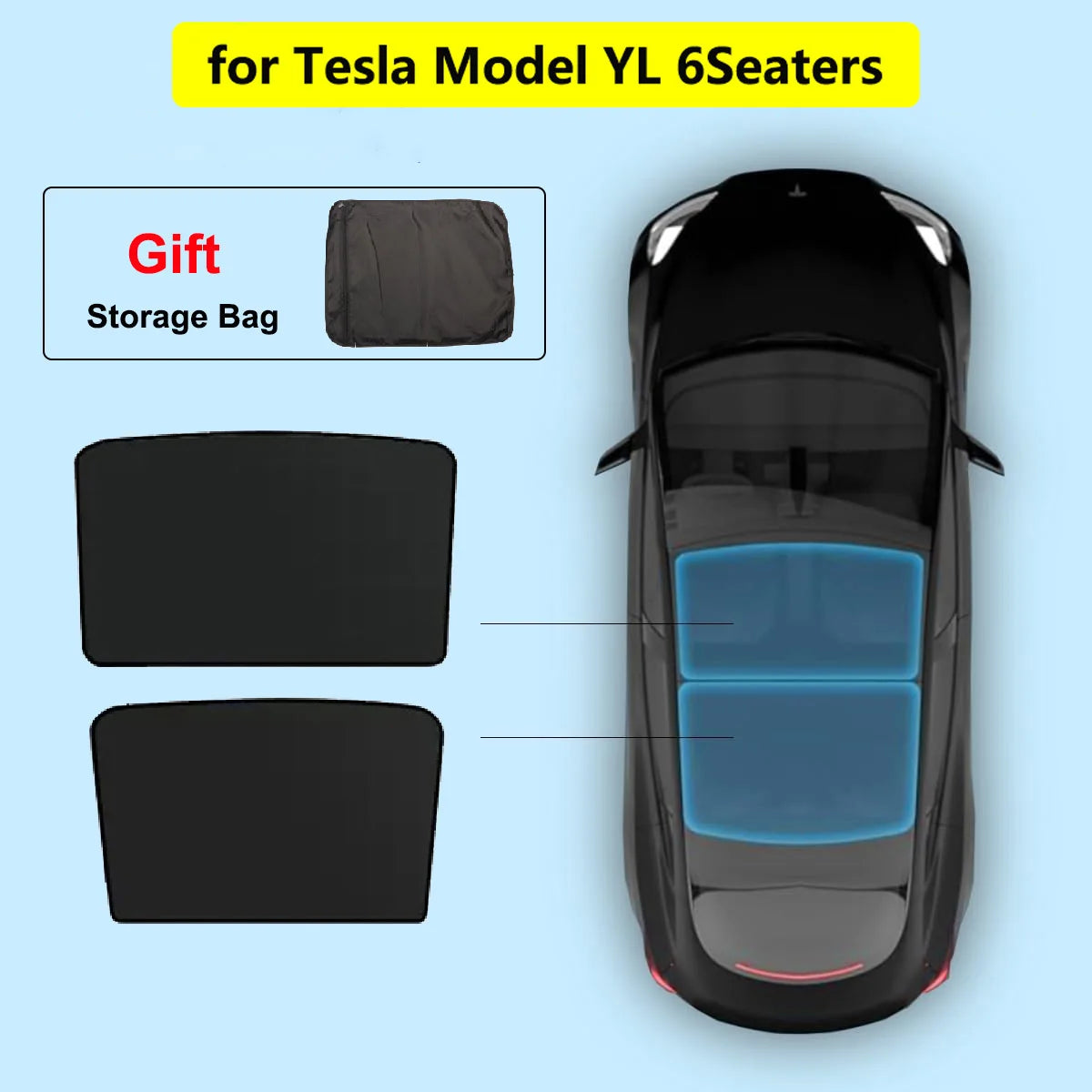 Sonnenblende für Tesla Model 3 Y 2020-2026