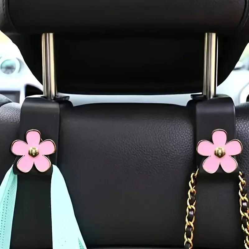 2er-Set Rückenlehn-Haken mit Blume