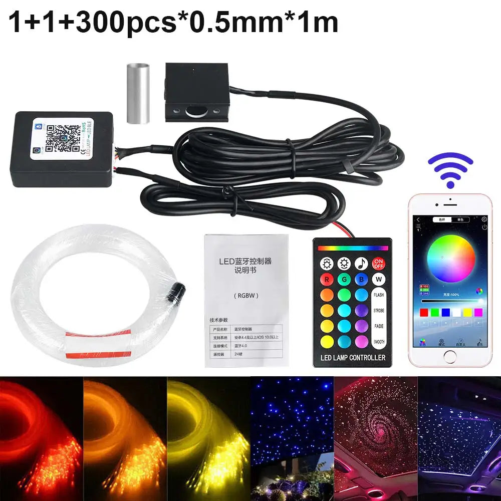 RGBW 1/2/4 Split Maschine Licht-Set