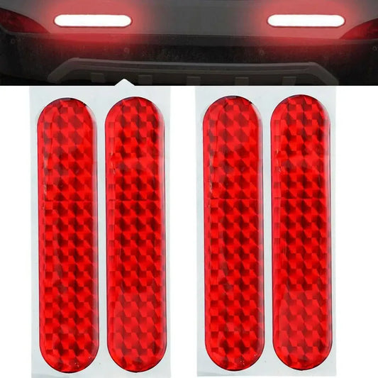 Reflektierende Auto-Aufkleber Rot – SwissGlanzGarage Autopflege Schweiz