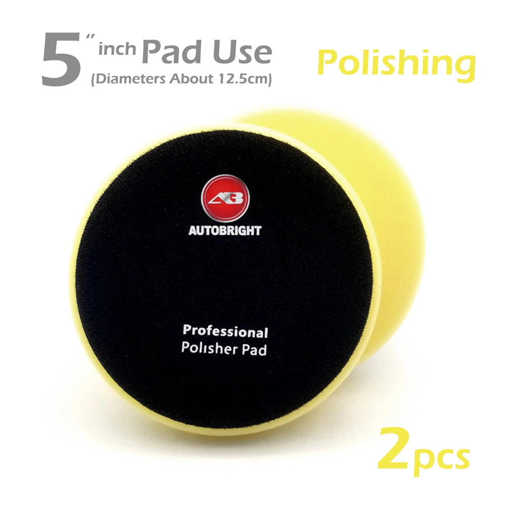 5 Zoll Polierscheibe Schaumstoff-Pad – für den Rückspiegel