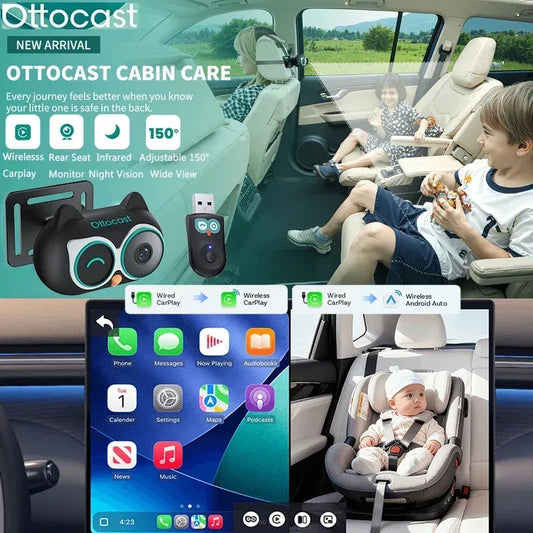 Ottocast Cabin Care Kabellos Carplay Adapter – SwissGlanzGarage Autopflege Schweiz