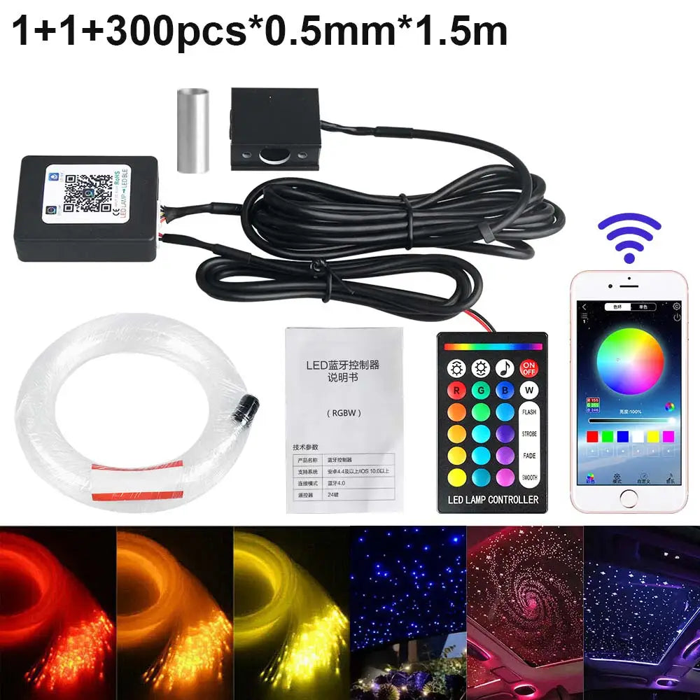 RGBW 1/2/4 Split Maschine Licht-Set