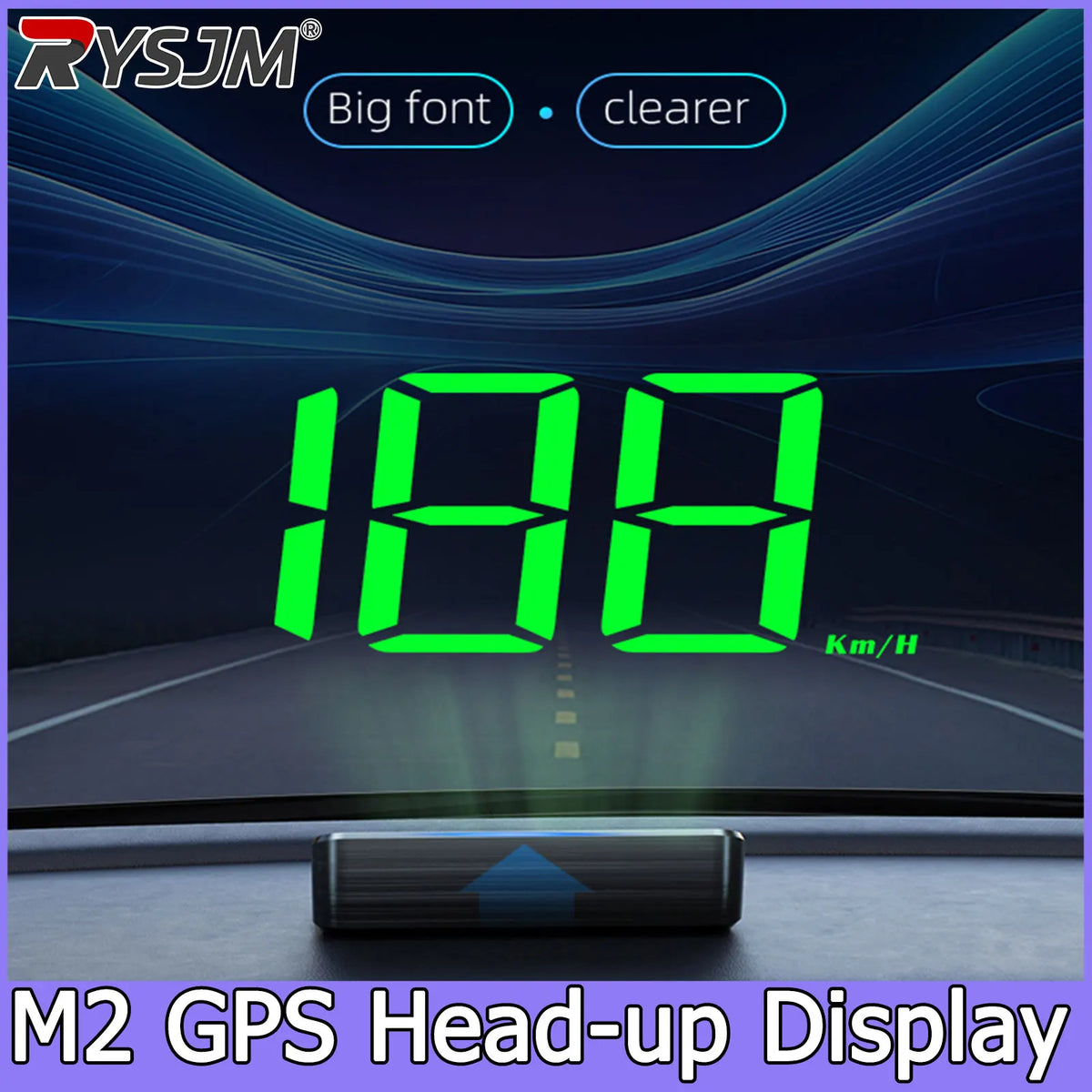 M2 Universal GPS HUD Geschwindigkeitsanzeige