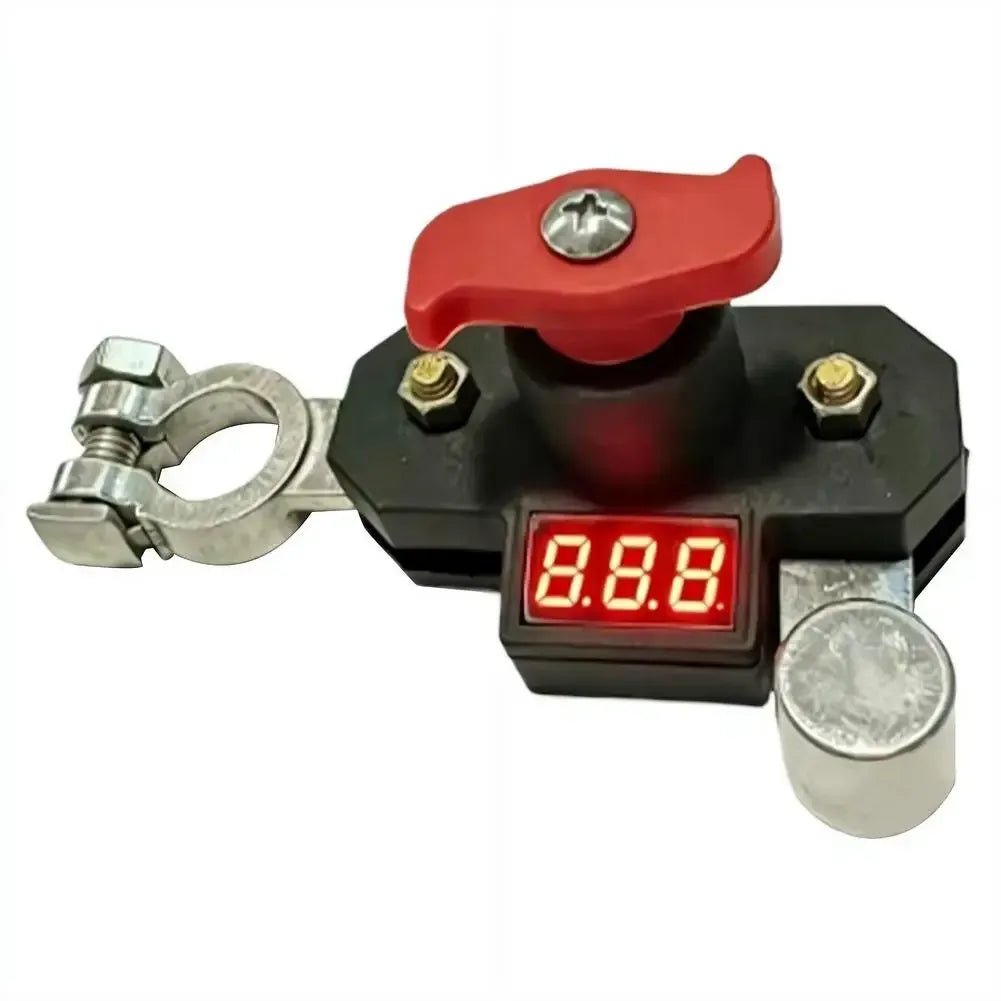 Batterie-Trennschalter mit LED-Display 12-24V – SwissGlanzGarage Autopflege Schweiz