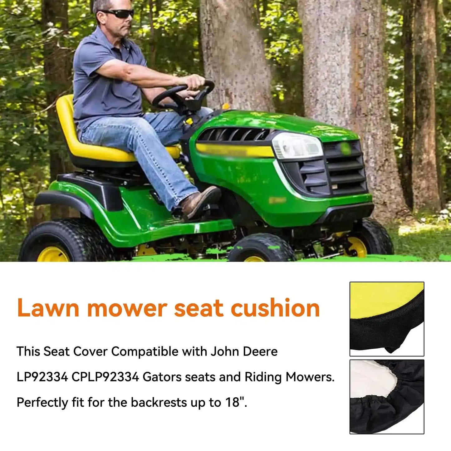Sitzschoner mit Polsterung LP92334 John Deere – SwissGlanzGarage Autopflege Schweiz