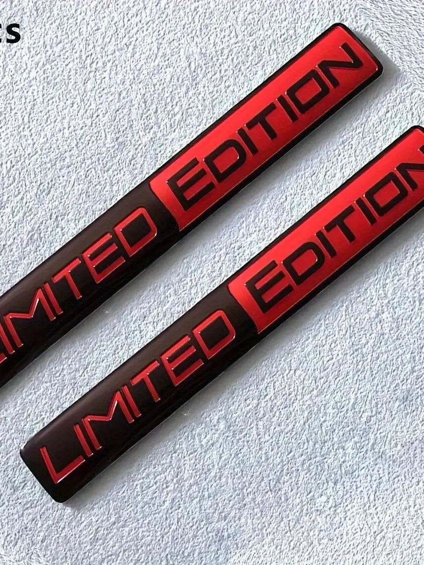 3D Metall Emblem Limited Edition Aufkleber
