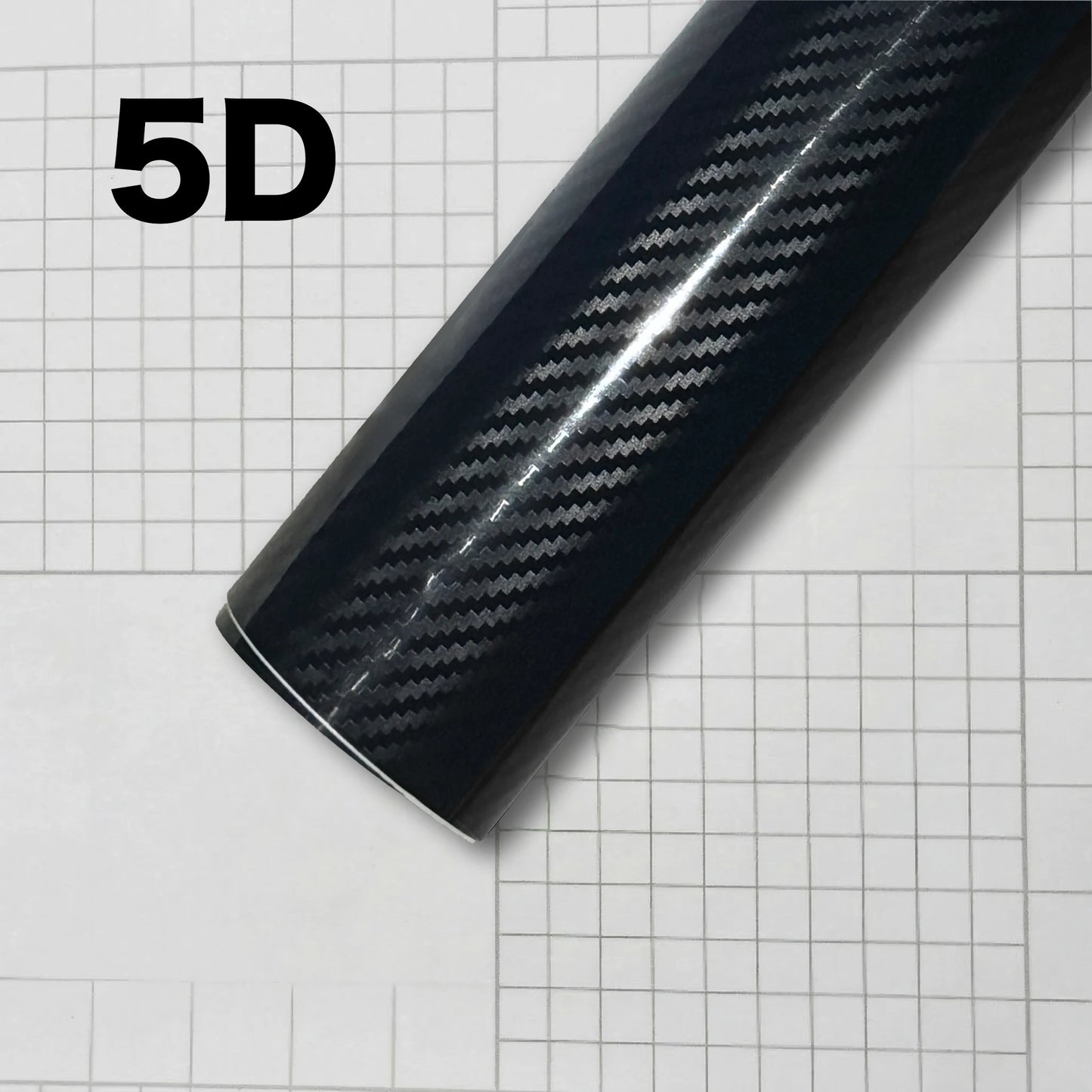 5D Carbon Fiber Folie Schwarz 1-6m